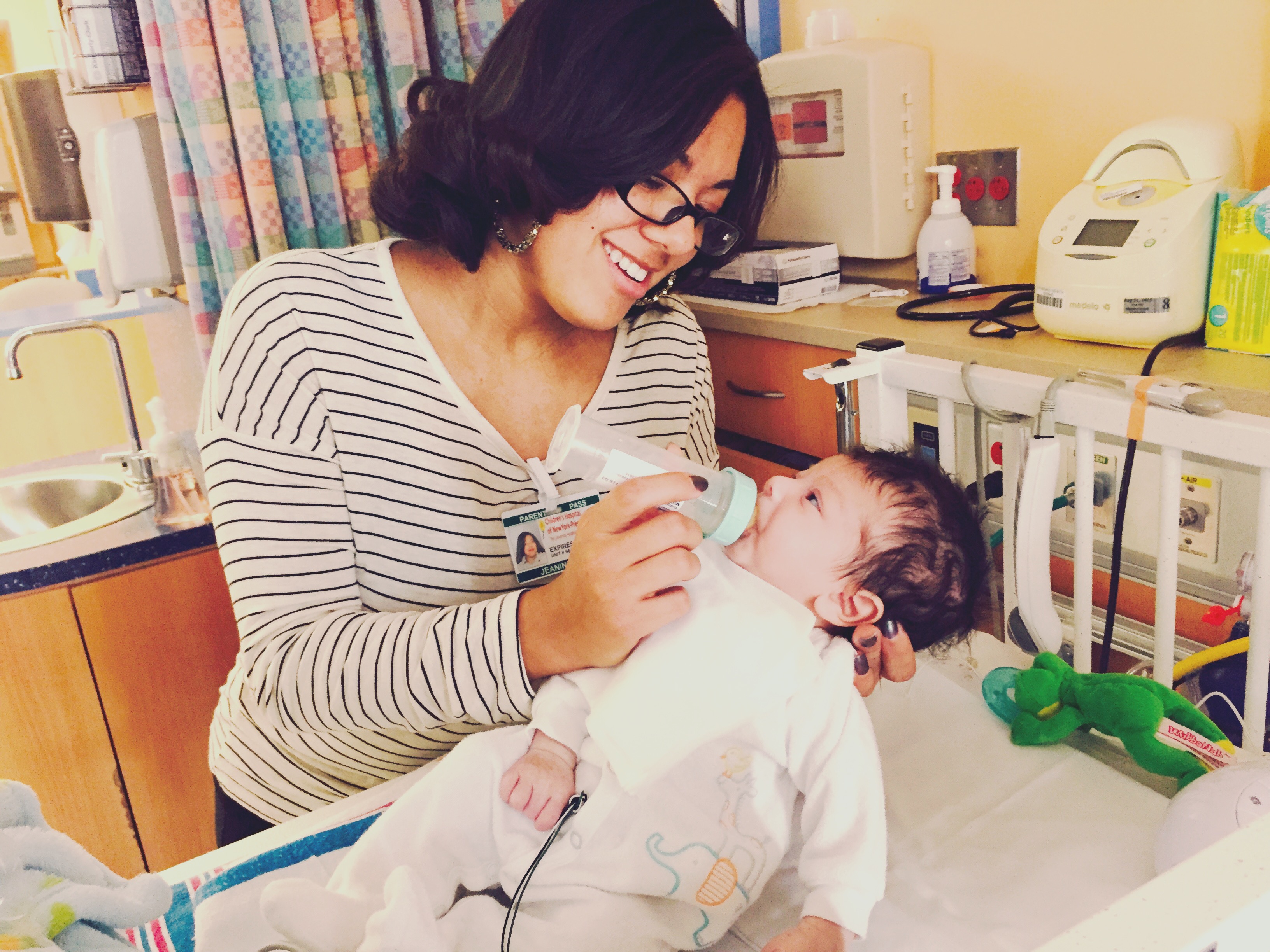 Nursing Ethan in hospital