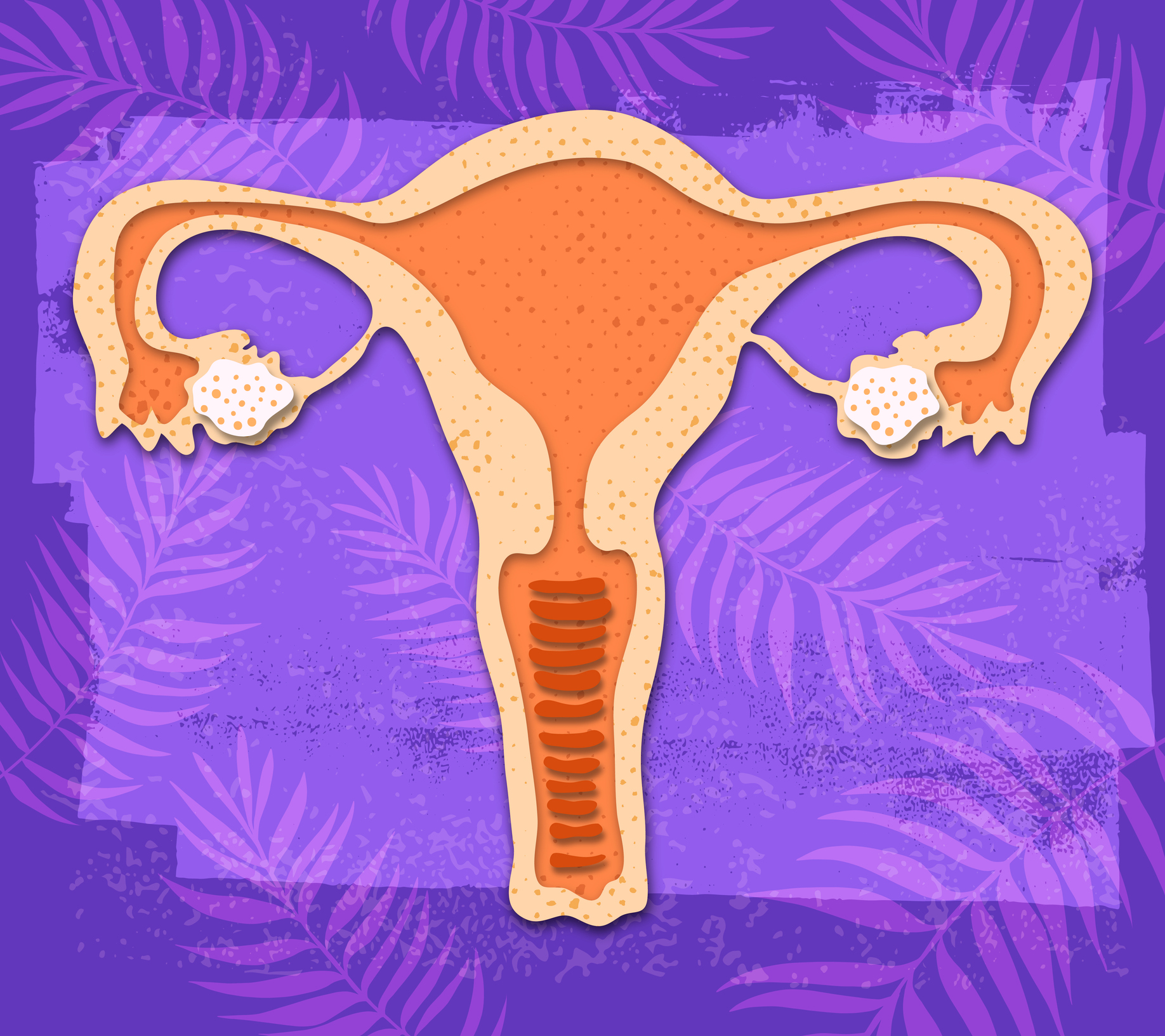 Female Contraceptives Concept In Cut Paper Style