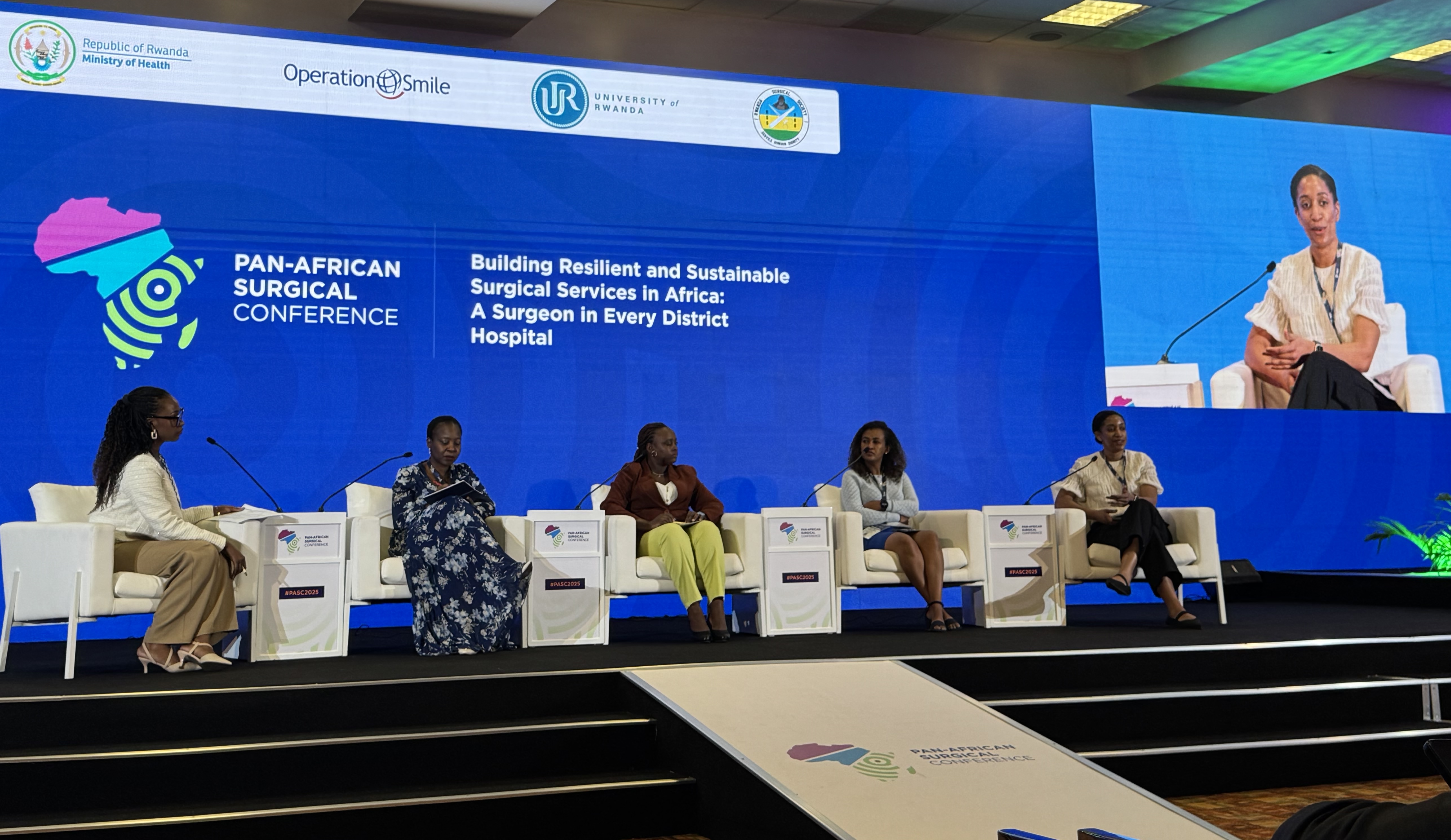 photo of the panel on womens health on stage