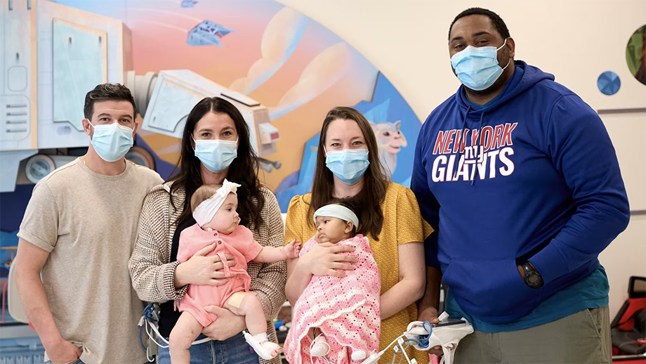 Banner: From NYP’s Health Matters: Saving Two Babies’ Lives With One Pioneering Approach to Heart Valve Transplantation