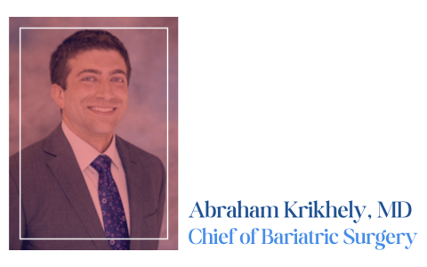 Headshot of Abraham Krikhely, chief of bariatric surgery