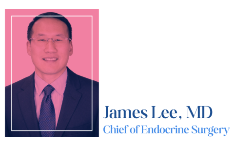 Headshot of James Lee, MD, chief of endocrine surgery