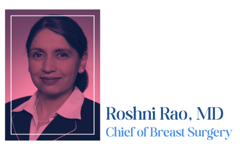 Headshot of Dr. Roshni Rao, chief of breast surgery
