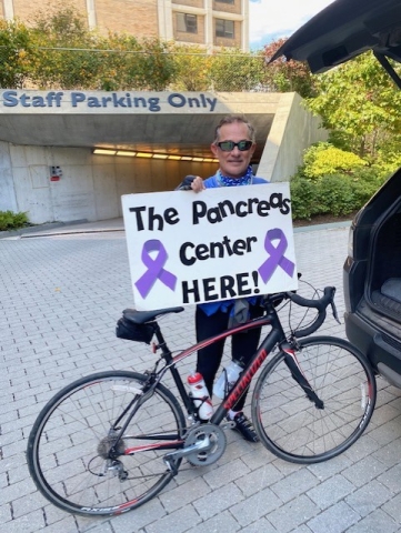 Every year, Dr. Chabot participates in Columbia’s Velocity Ride to End Cancer on behalf of the Pancreas Center.