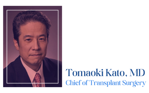Headshot of Dr. Tomaoki Kato, chief of transplant surgery