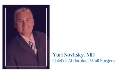 Image of Yuri Novitsky, MD, chief of abdominal wall surgery