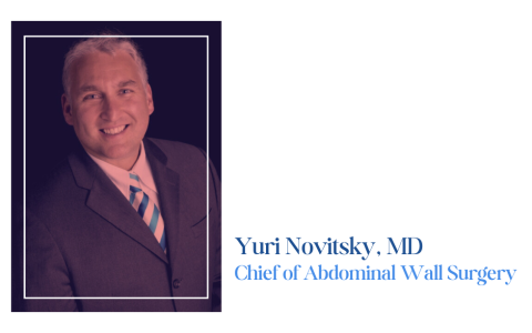 Image of Yuri Novitsky, MD, chief of abdominal wall surgery