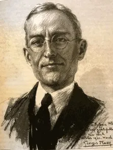Portrait of Dr. Allen O. Whipple, surgical pioneer and author of "The Role of the Nestorians and Muslims in the History of Medicine."