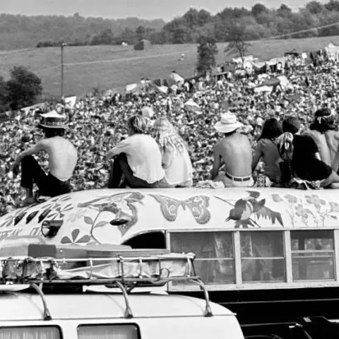 black and white photo from 70s