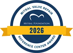 2026 Mitral Valve Repair Reference Center Award Seal