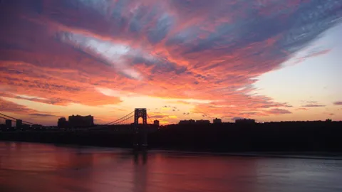 View of Hudson River from Resident's apartment