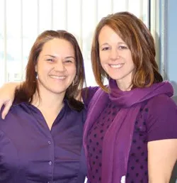 Alyson and advisor Shannon Thompson RPA-C