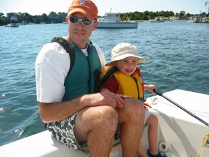Dean Balcirak III with his father, Dean Balcirak II, who donated a portion of his own liver for his son's transplant.