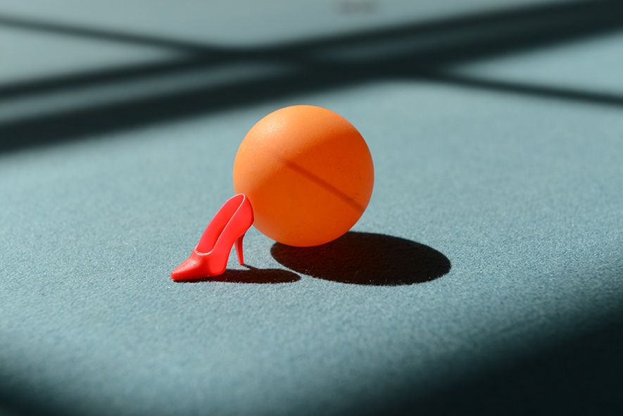 Photography: Shoe Orange Ball