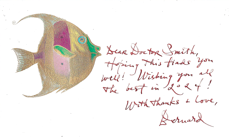 A 2024 card from Mr. Maisner