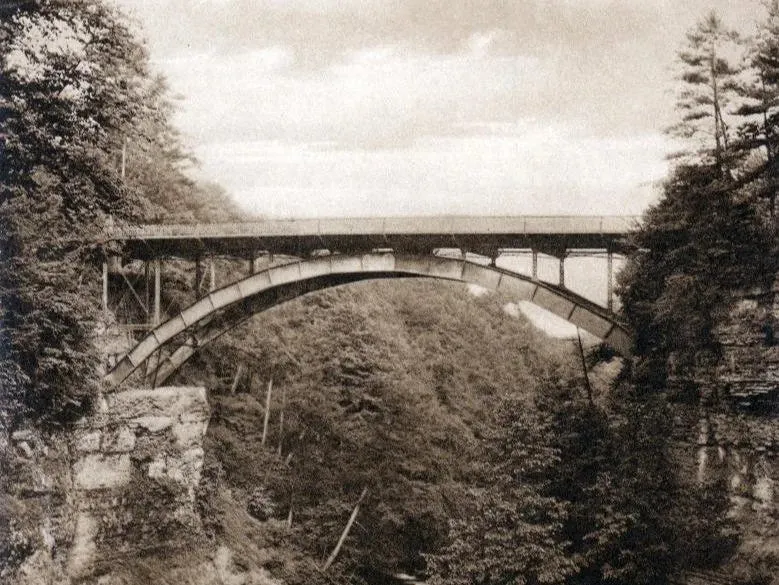 Thurston Avenue Bridge 1960-2007, postcard, The Corner Bookstores