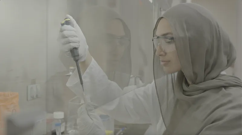 Mahak Masoodi, technician in the Nowack Lab