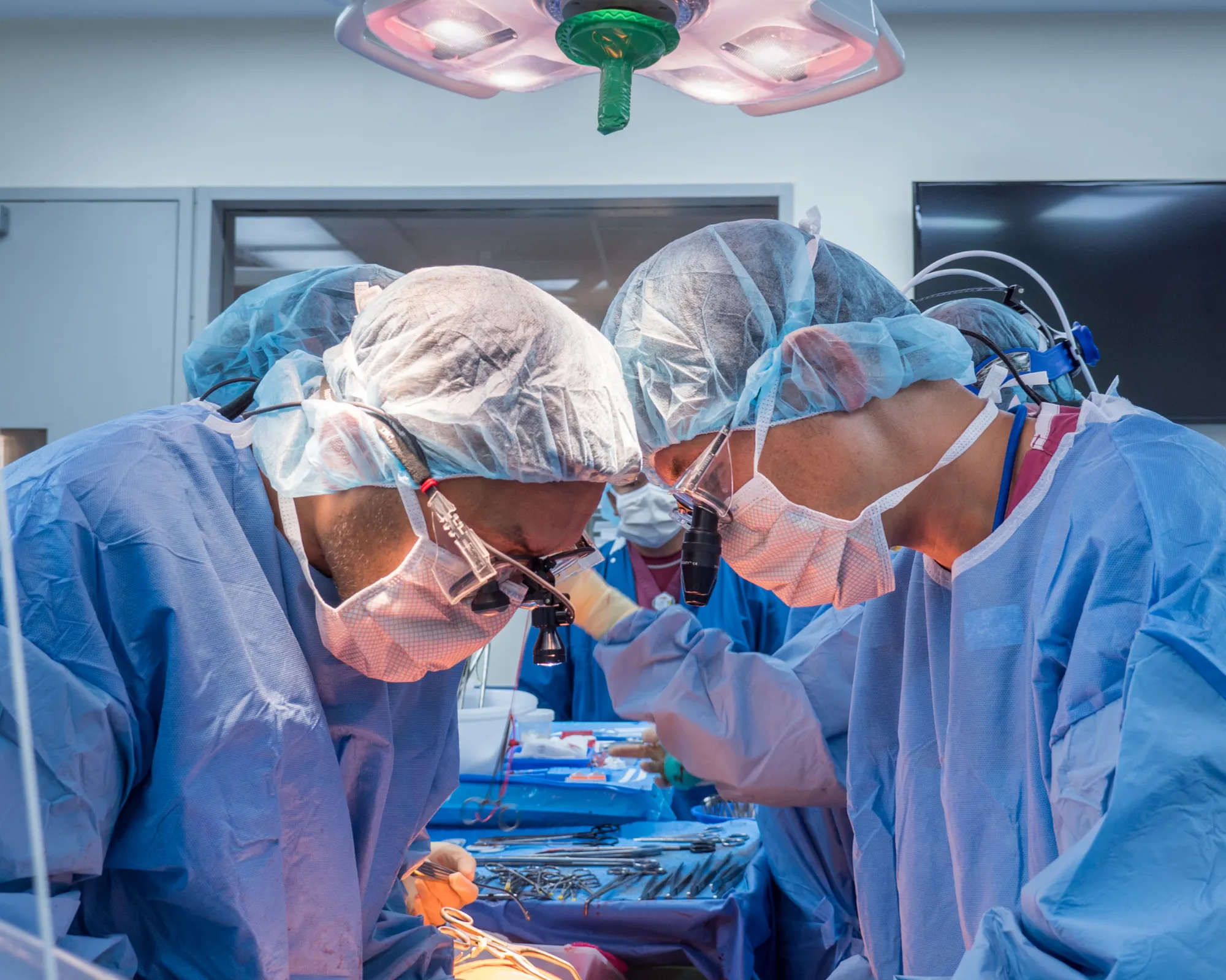two surgeons in the operating room
