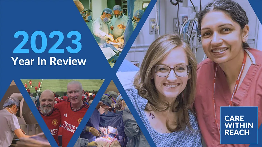 Banner: 2023: A Year of Trailblazing Care Where We Need It Most